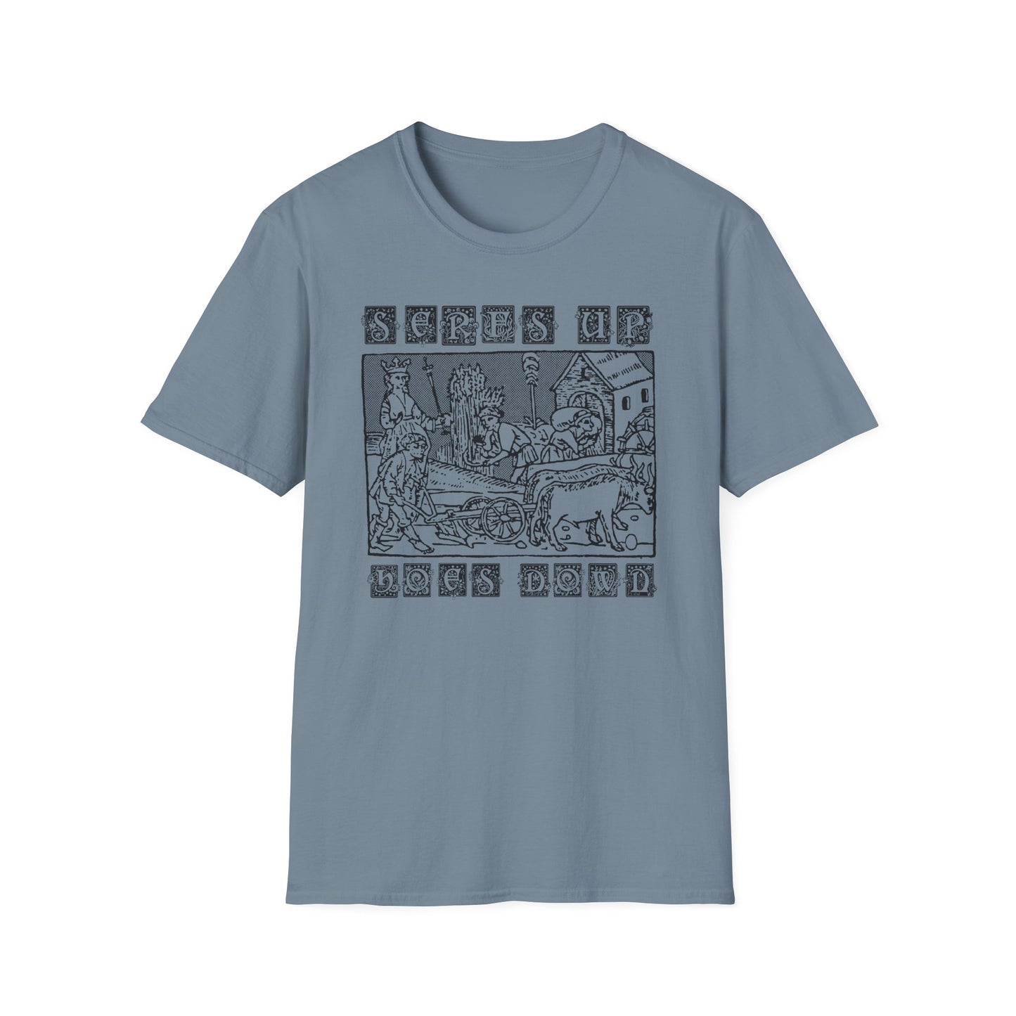 SERFS UP, HOES DOWN t-shirt