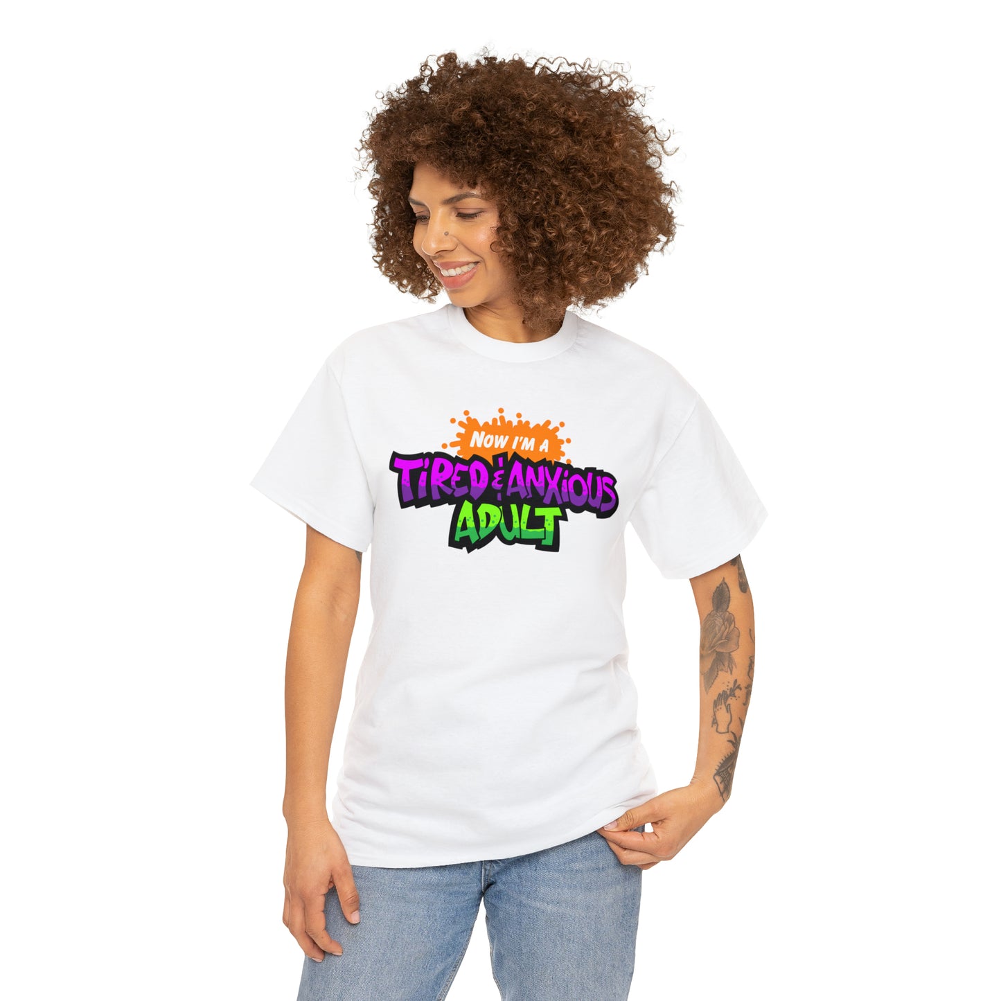 Tired & Anxious Adult t-shirt