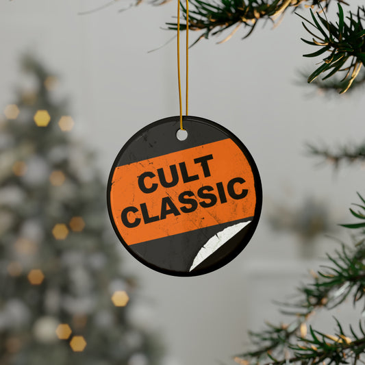 CULT CLASSIC Video Store Rental Genre ceramic ornament