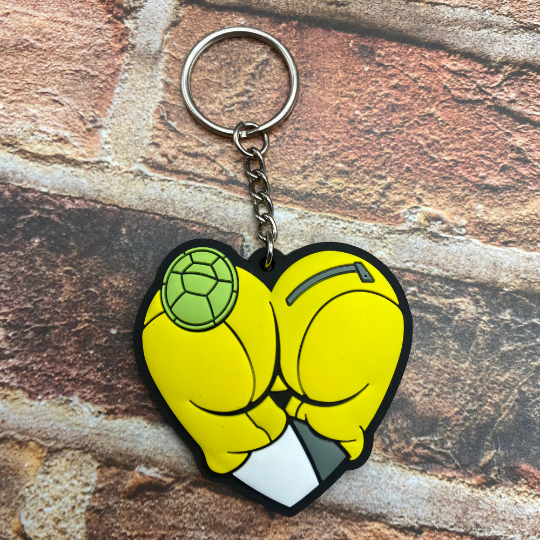 Apple O'Neil PVC keychain