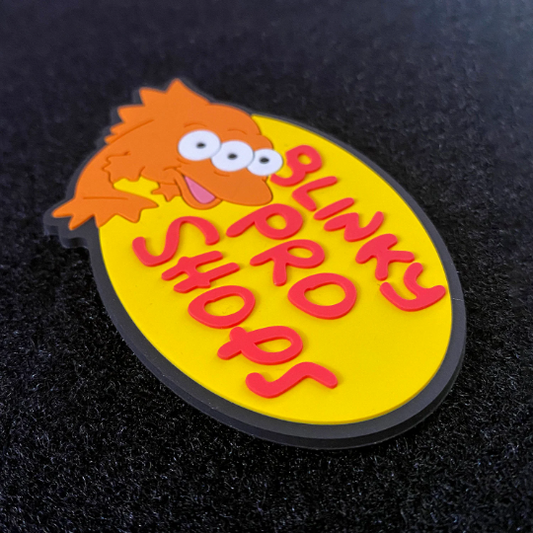 Blinky Pro Shops PVC morale hook & loop patch