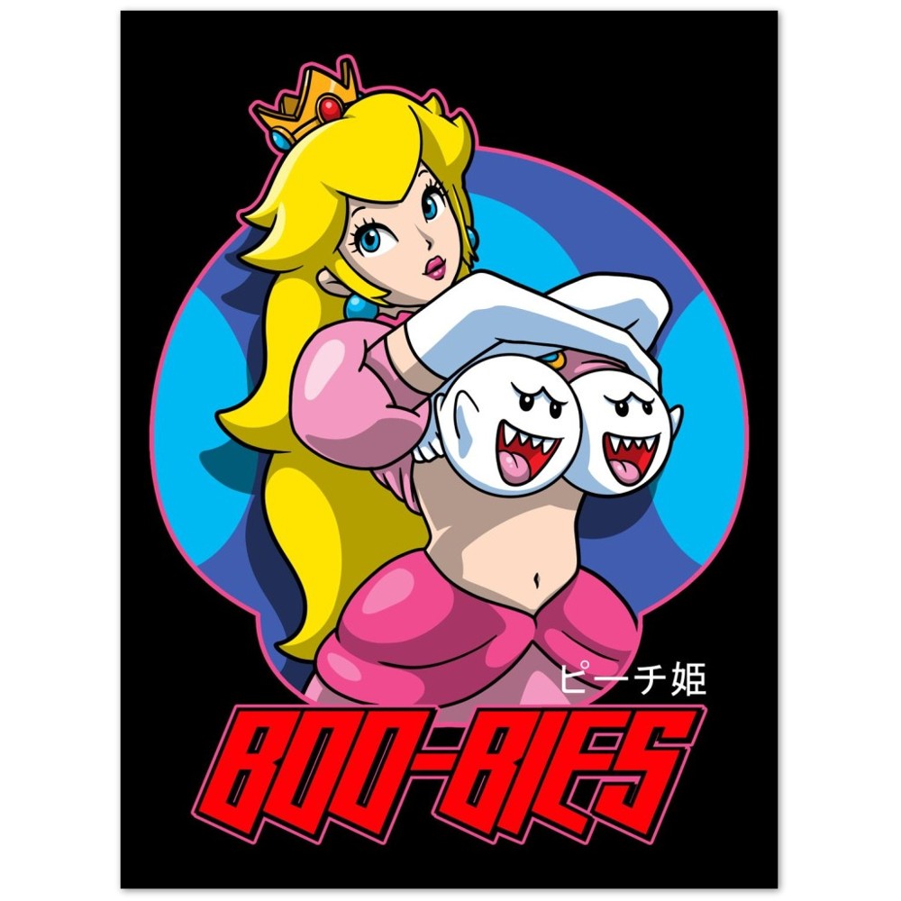 Boo-Bies PEACH semi-gloss poster