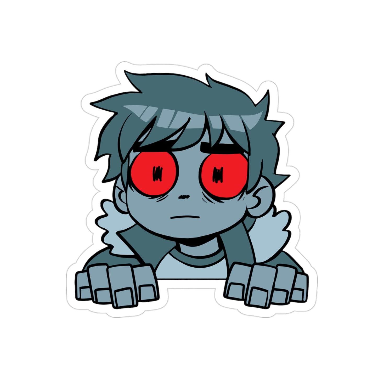 Nega Scott Peeker clear vinyl sticker