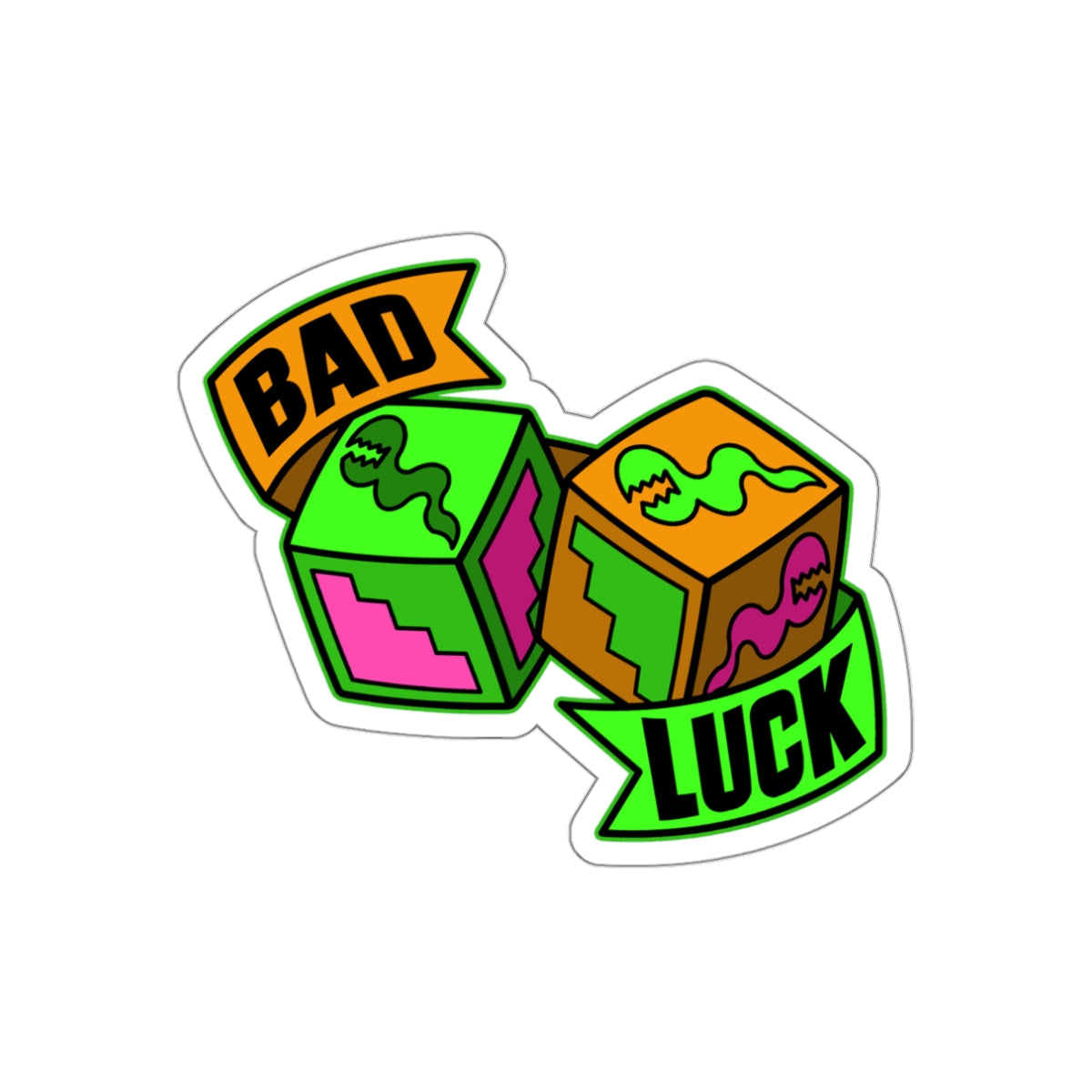 Bad Luck Eels vinyl sticker