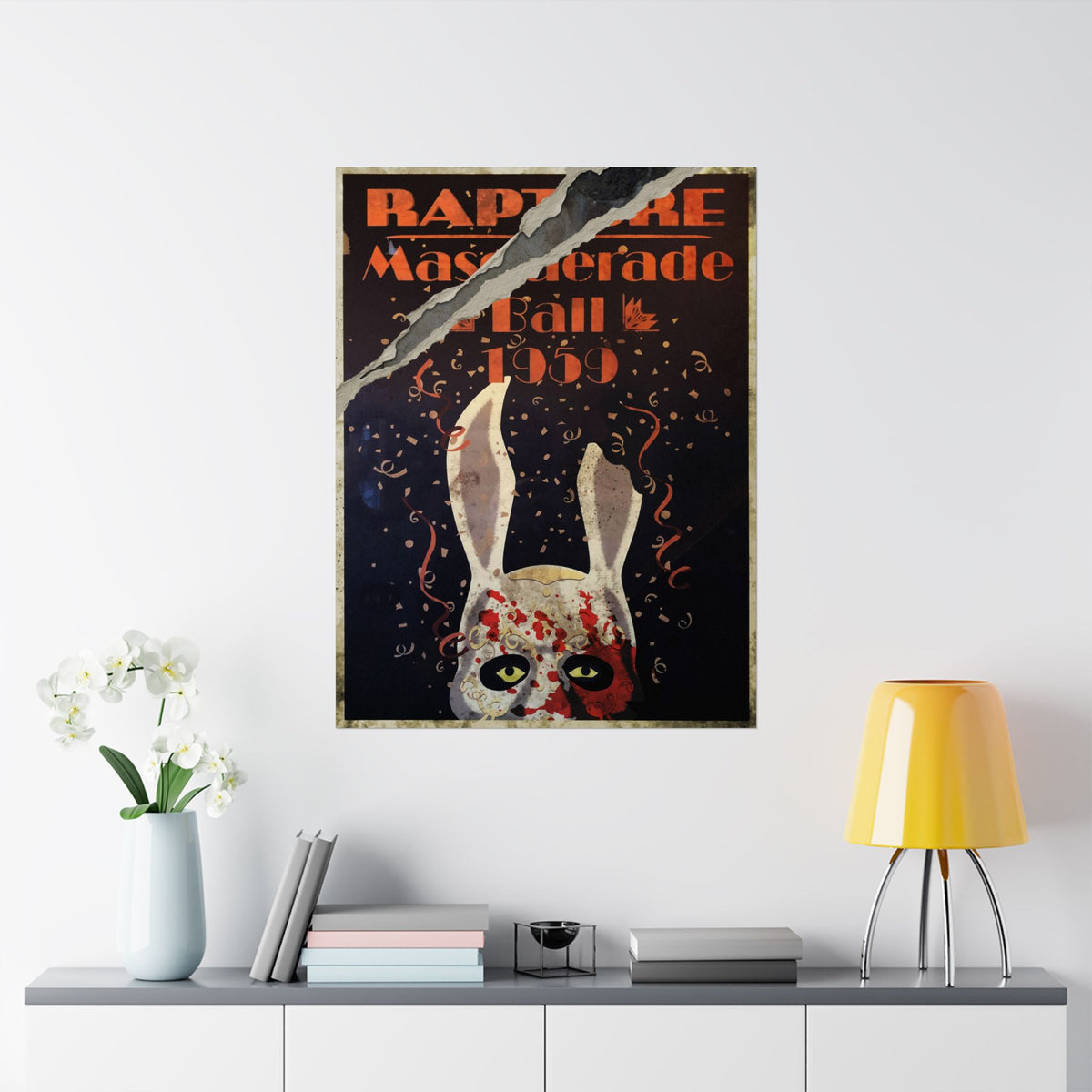Spliced Masquerade Ball matte poster