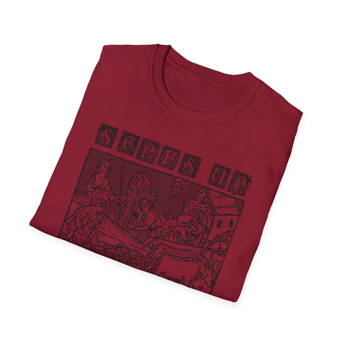SERFS UP, HOES DOWN t-shirt