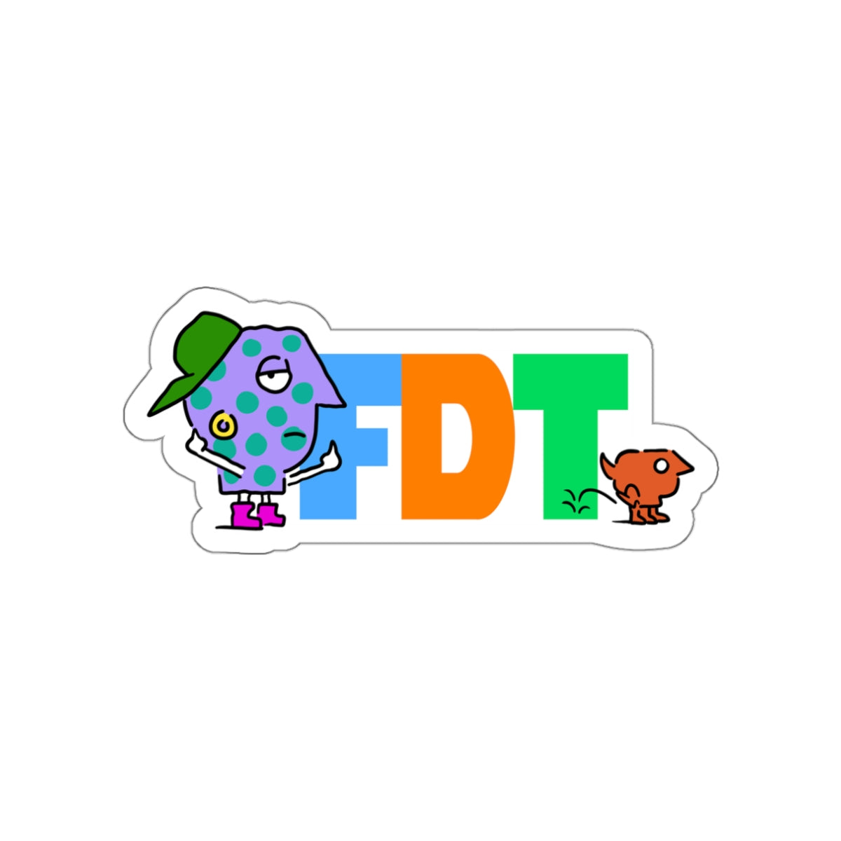 PBS FDT vinyl sticker