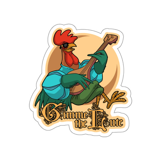 Gimme the Lute vinyl sticker