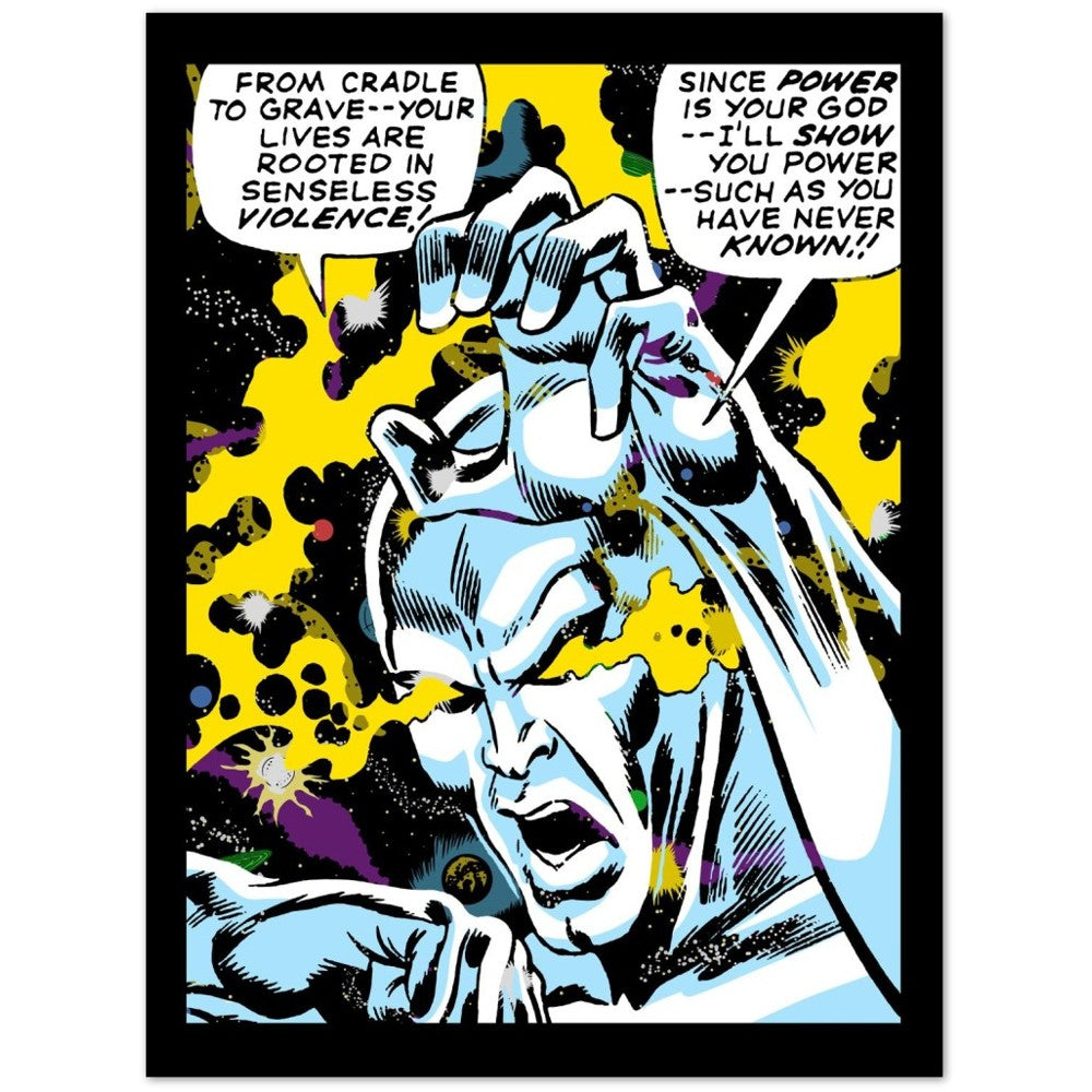 Since Power Is Your God semi-gloss poster