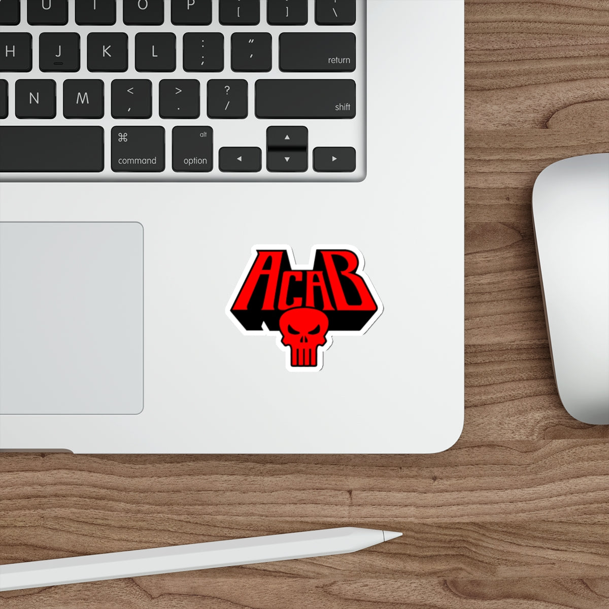 Archaic Corrupt And Broken RED vinyl sticker