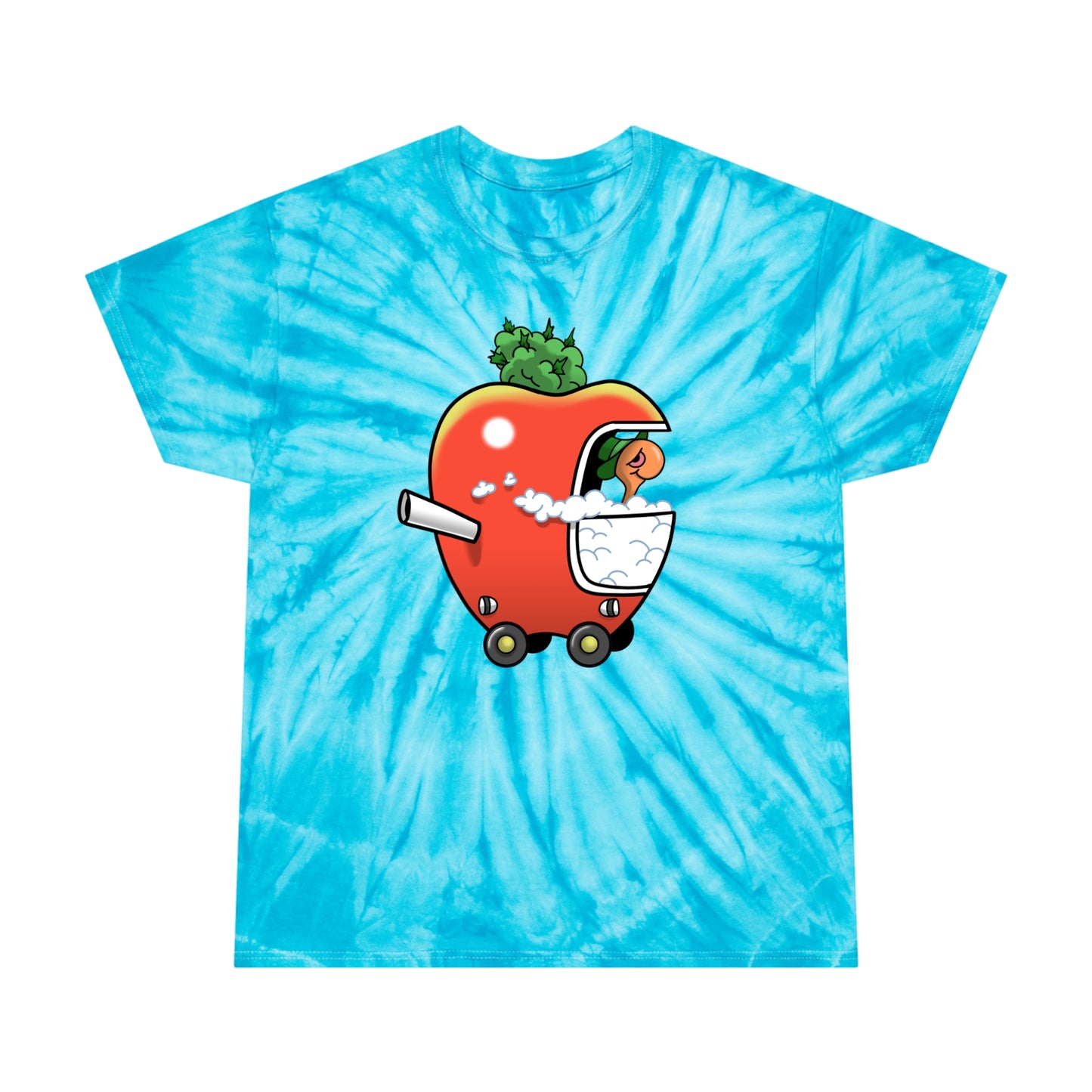 Smokey Worm tie-dye t-shirt