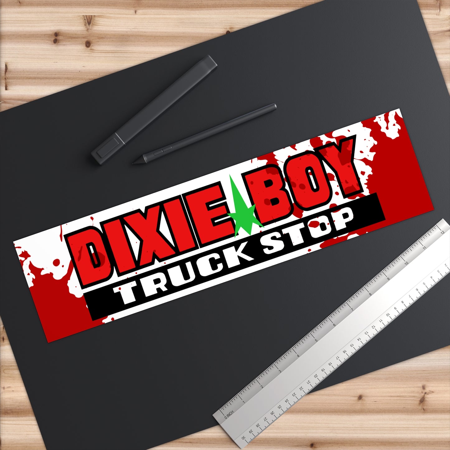 Dixie Boy Truck Stop bumper sticker