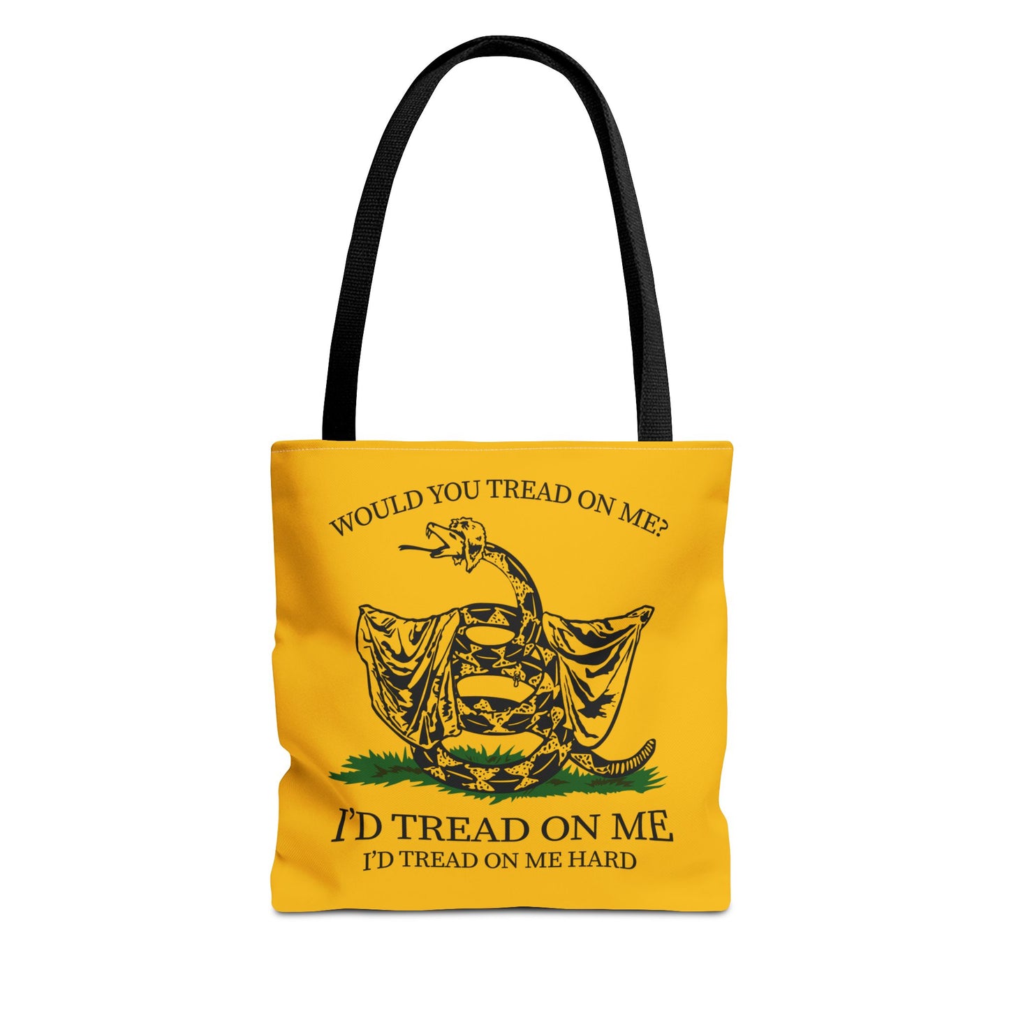 Would You Tread On Me? tote bag