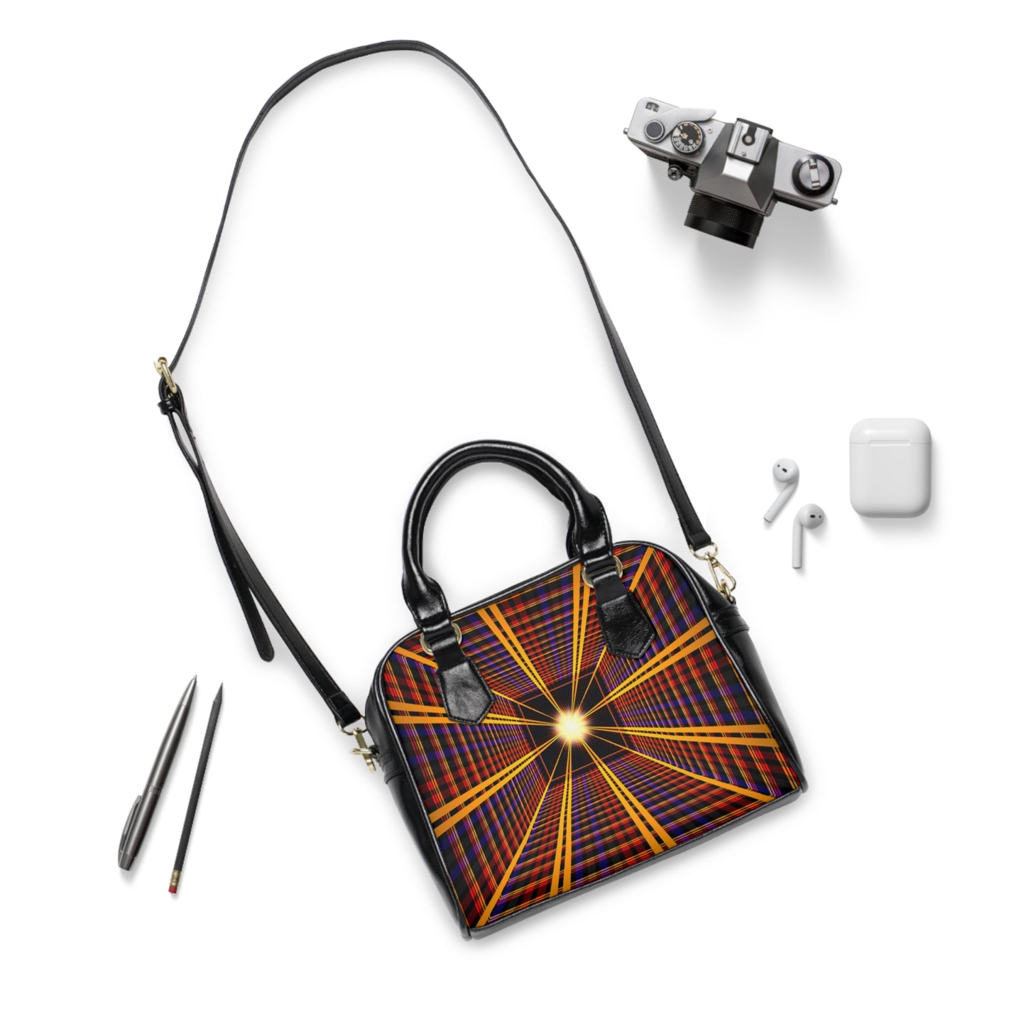 Hyperjet PLAID shoulder handbag