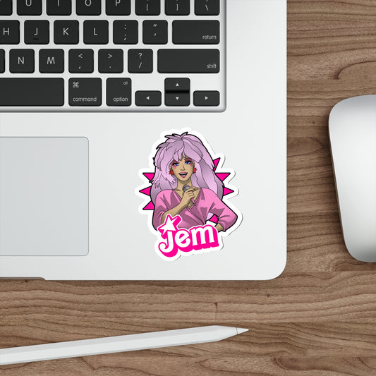 Jem Doll vinyl sticker