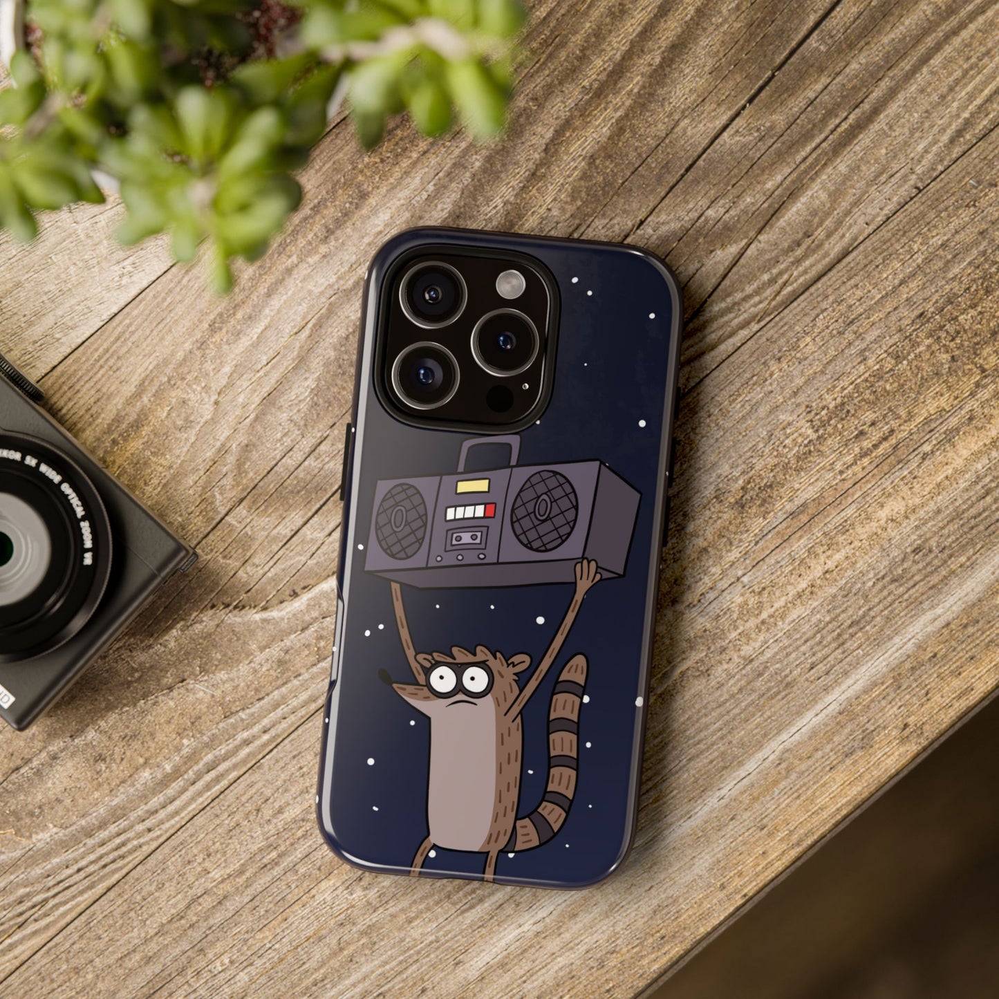 Rigby Boombox iphone case