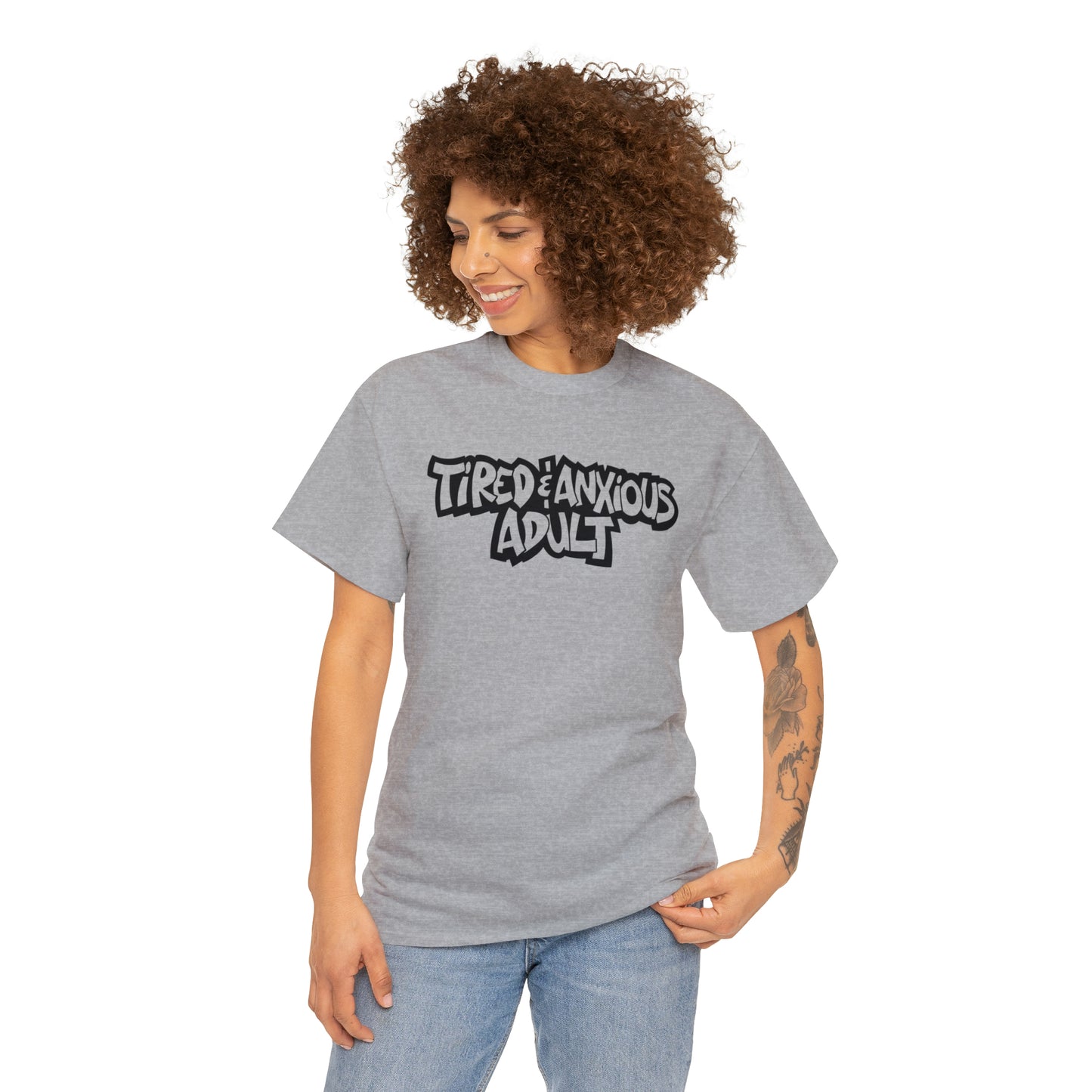 Tired & Anxious Adult t-shirt