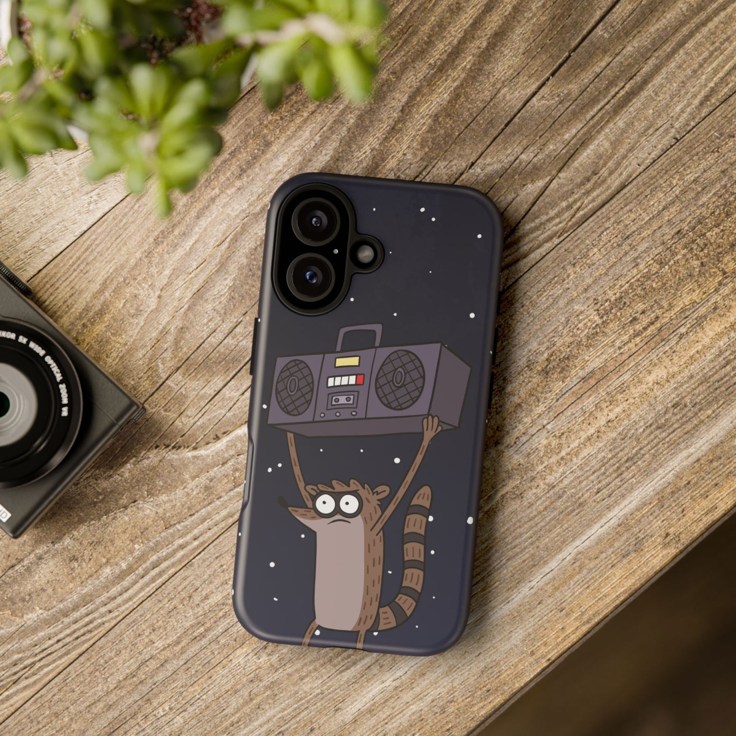 Rigby Boombox iphone case