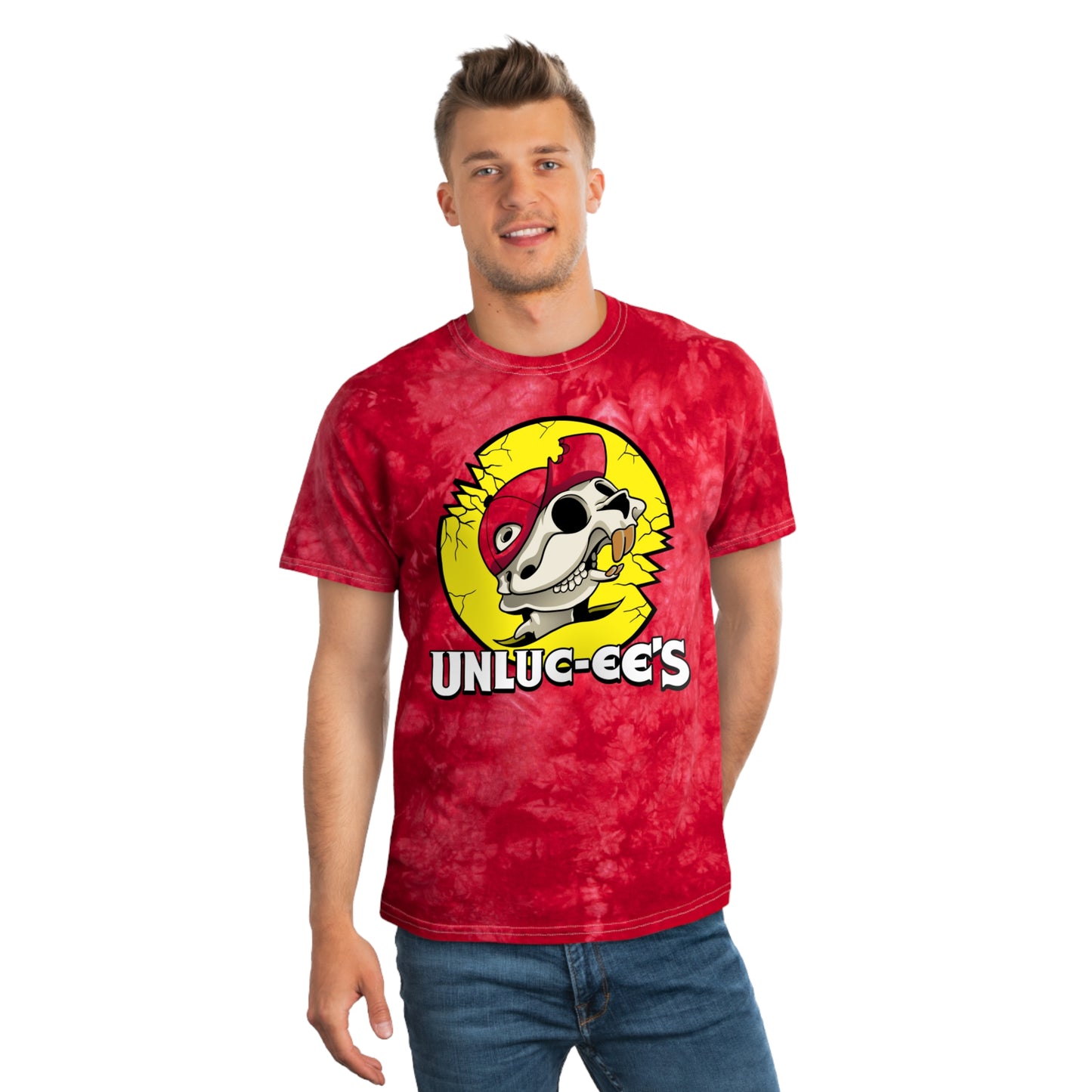 UNLUC-EES tie-dye t-shirt