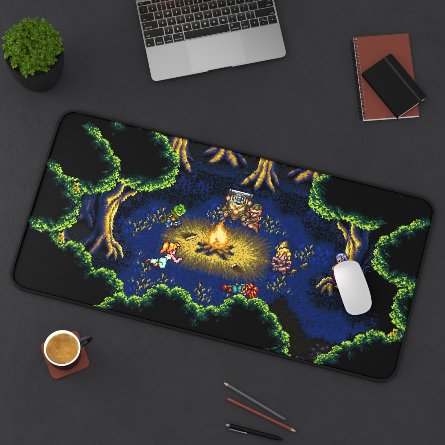 Chrono Campfire 32" X 16" desk mat