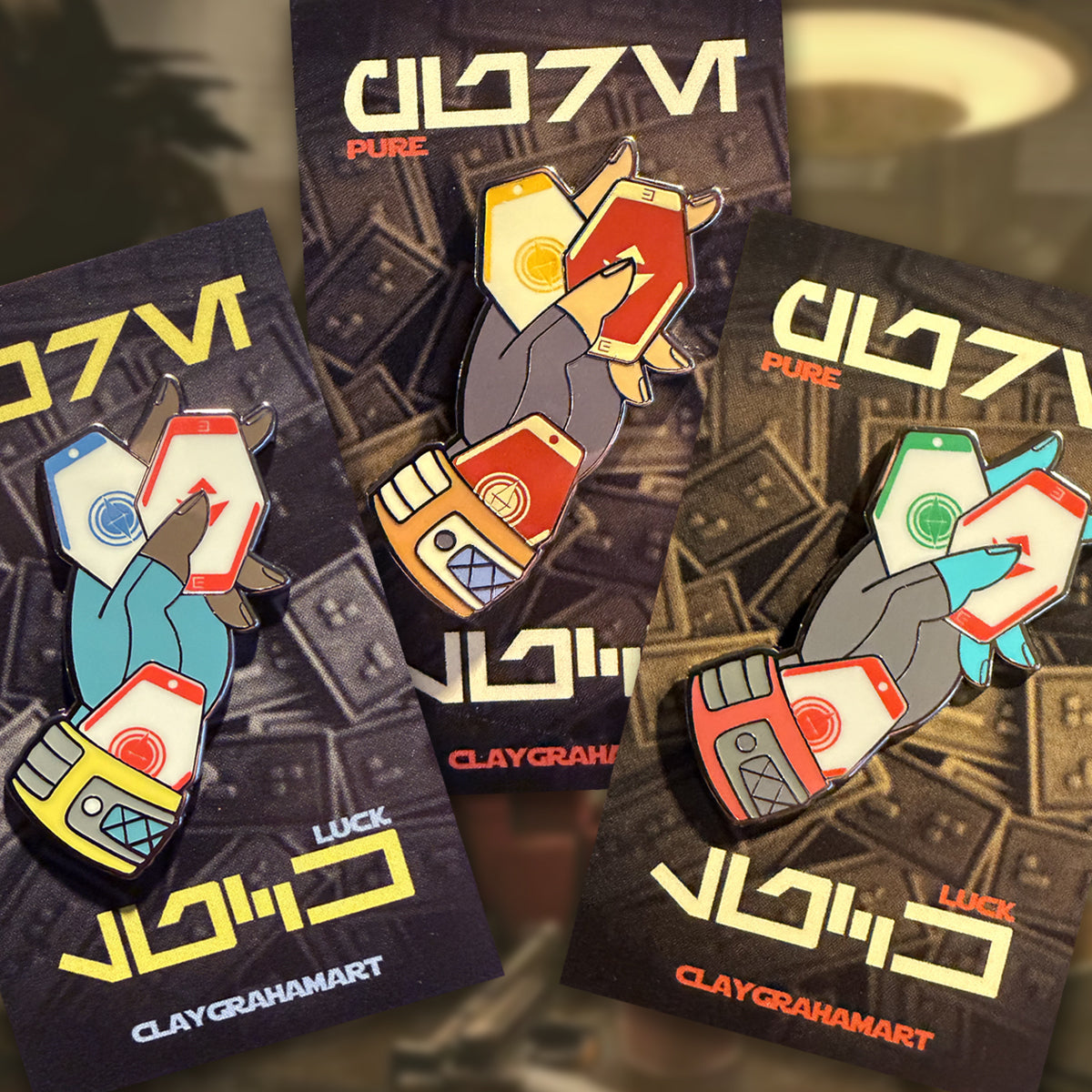 Pure Luck 1.75" Hard Enamel Pin