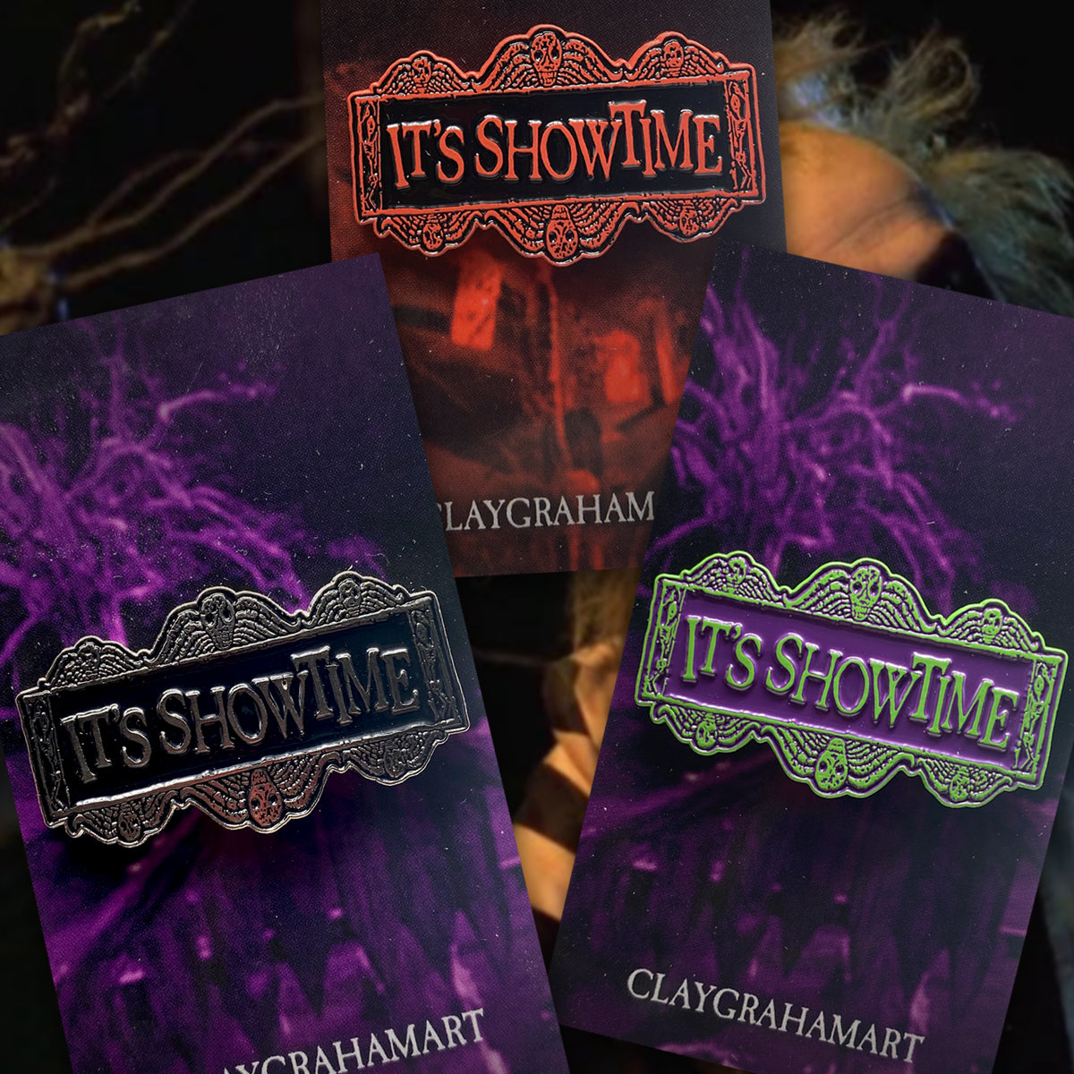 It's Showtime 1.75" Soft Enamel Pin