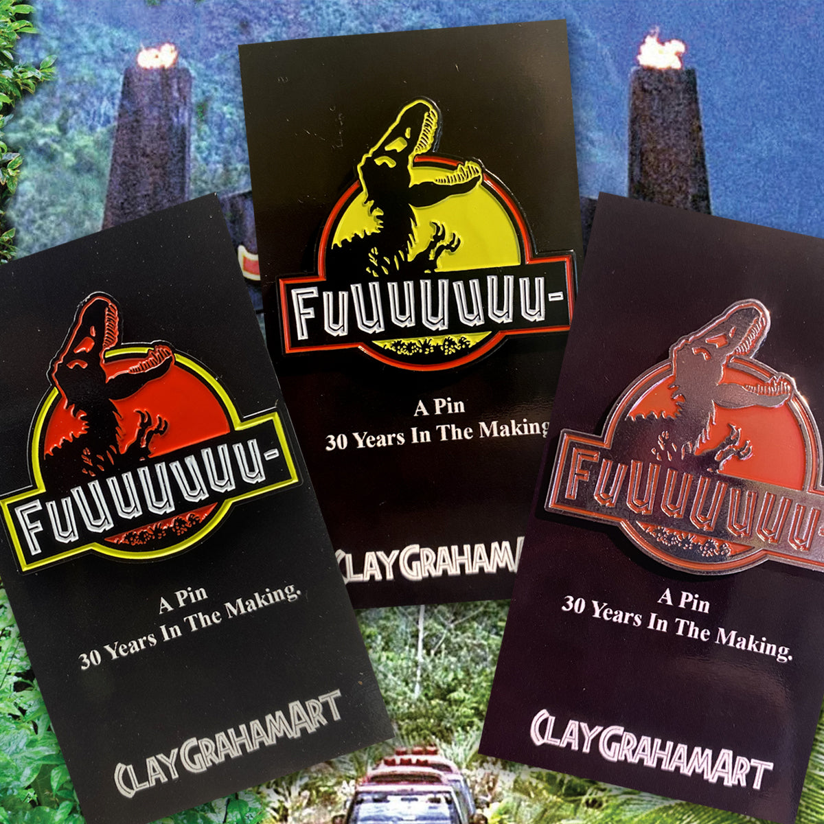 FUUUUUUU- PARK 1.75" Soft Enamel Pin