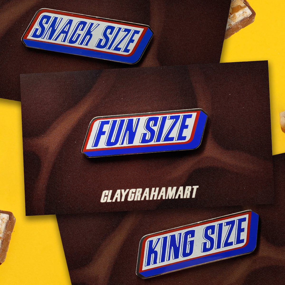 FUN SIZE 1.75" Hard Enamel Pin