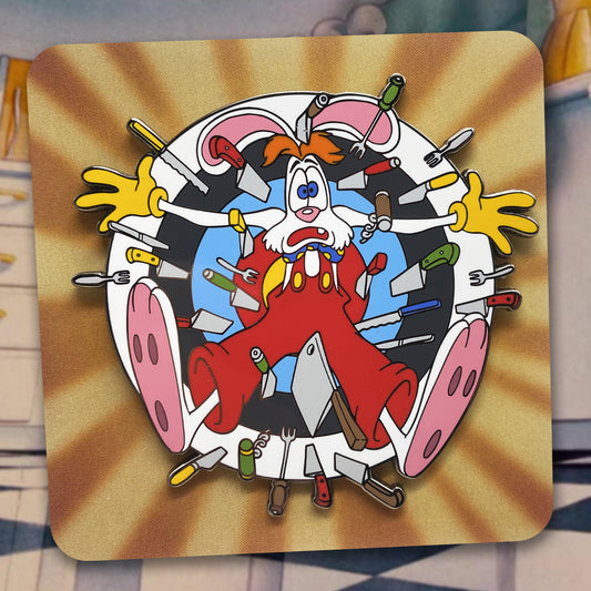 Knives Out, Roger! 3.5" Hard Enamel Pin