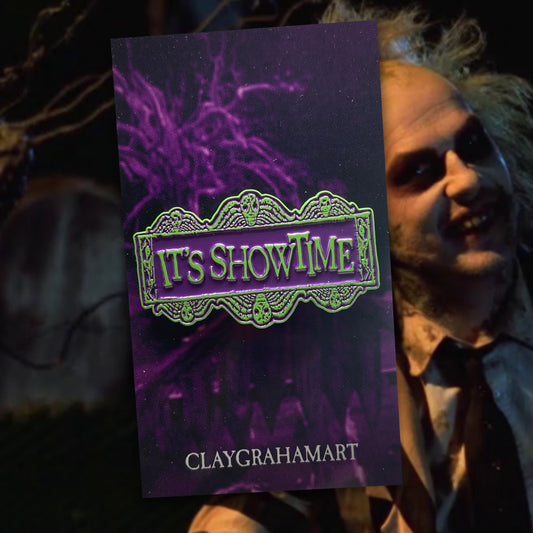 It's Showtime 1.75" Soft Enamel Pin