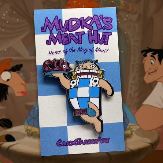 Mudka's Big Boy 1.75" Hard Enamel Pin