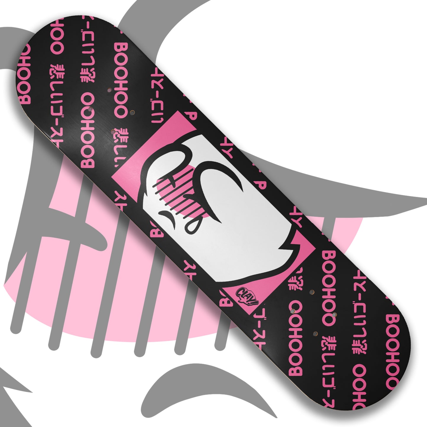 Sad Ghost skate deck