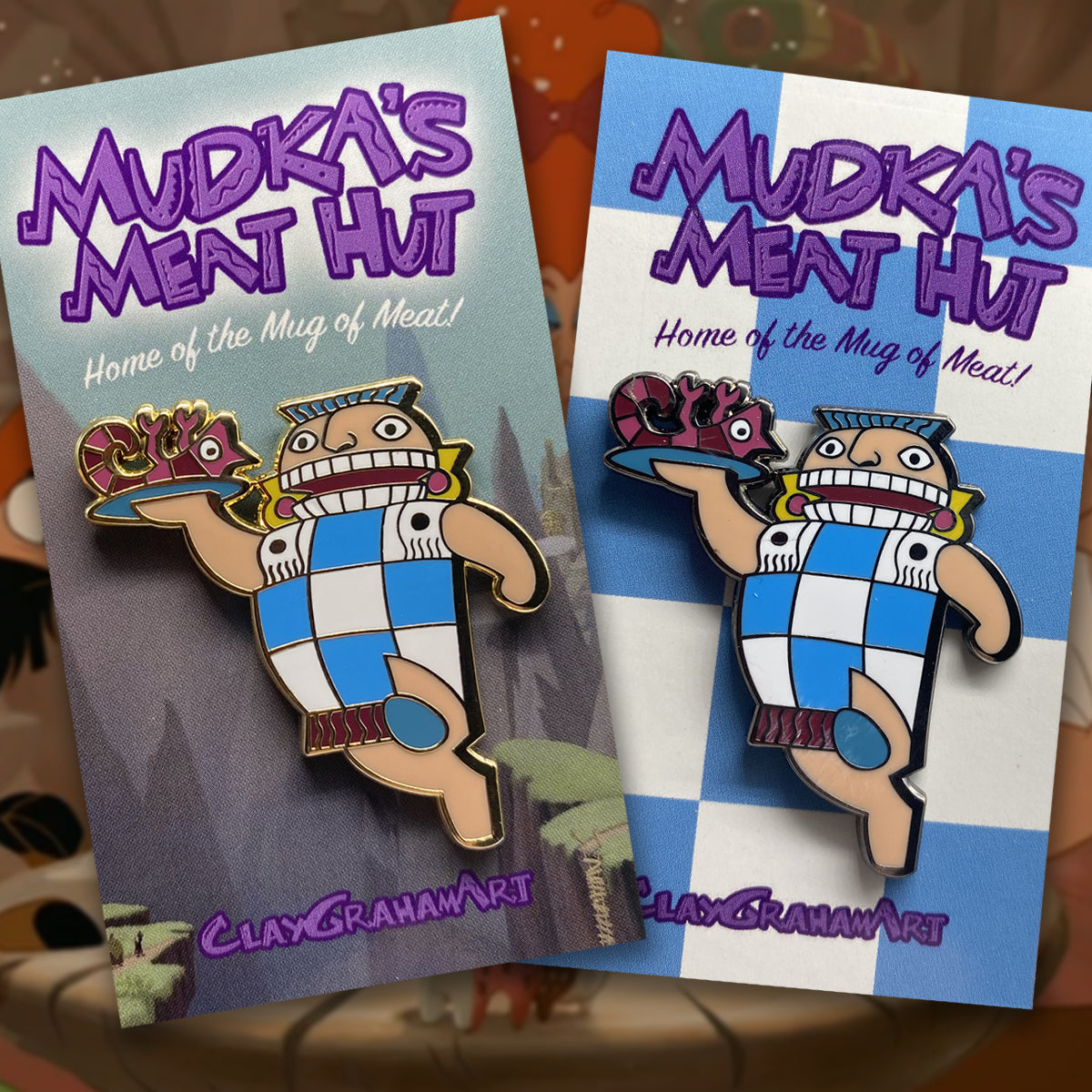 Mudka's Big Boy 1.75" Hard Enamel Pin