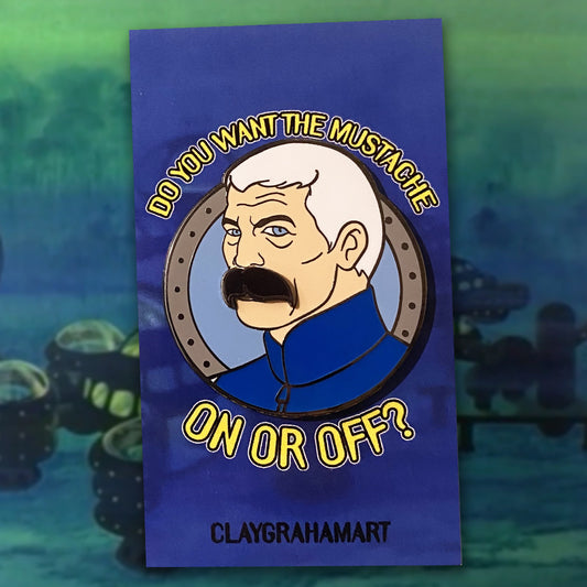 Captain Murphy 1.75" hard enamel pin