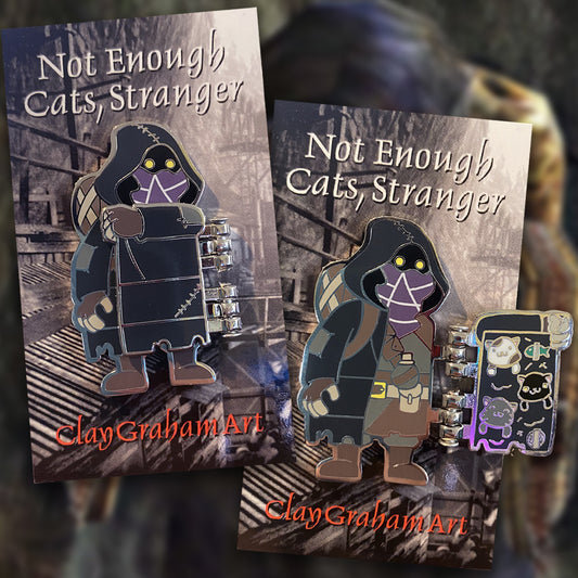 Whatta Ya Buyin'? / RE4 Merchant 2" hinged hard enamel pin