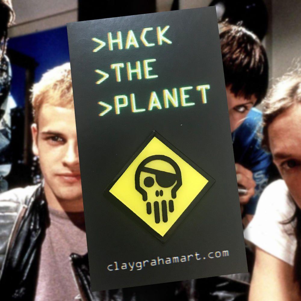 Hack the Planet 1" Soft Enamel Pin