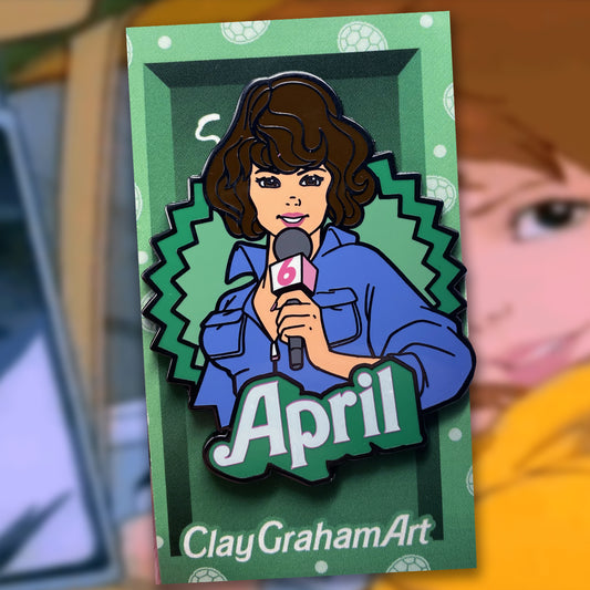 April Doll 2.5" Hard Enamel Pin