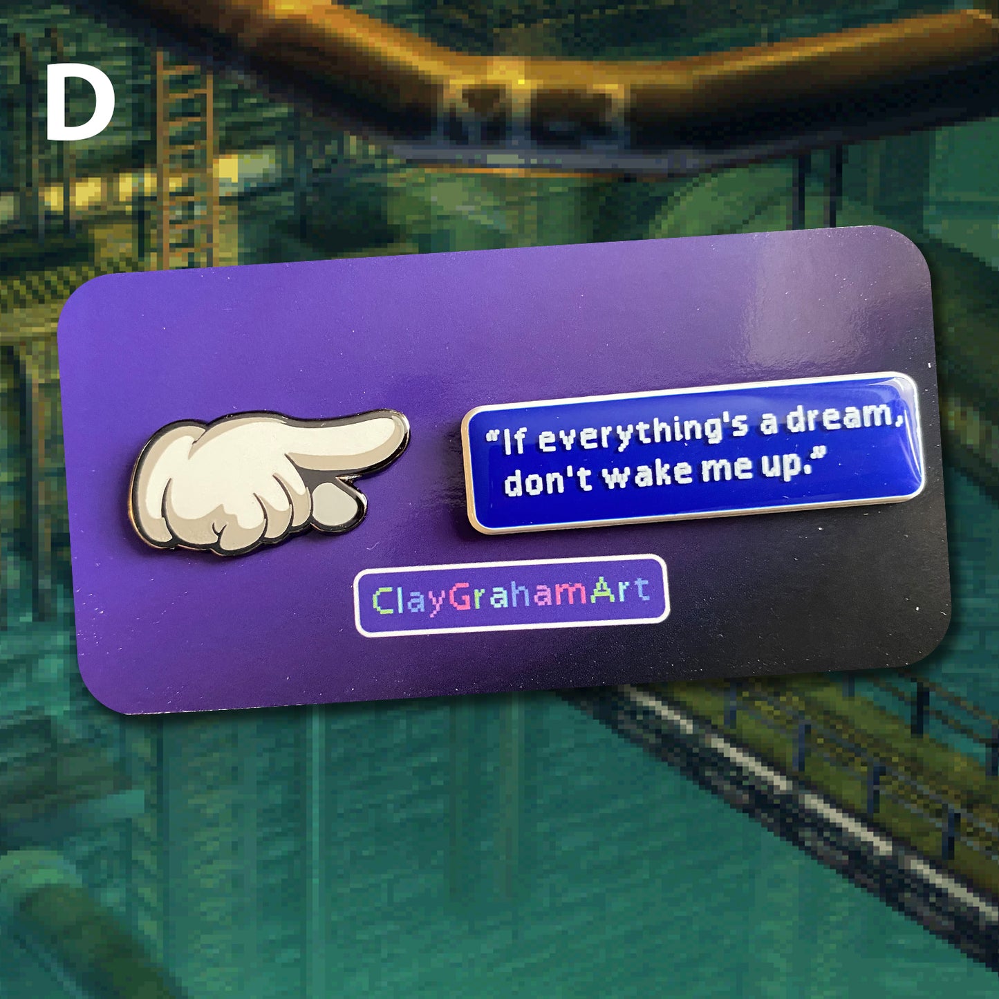 Midgar Messages Enamel Pin Set