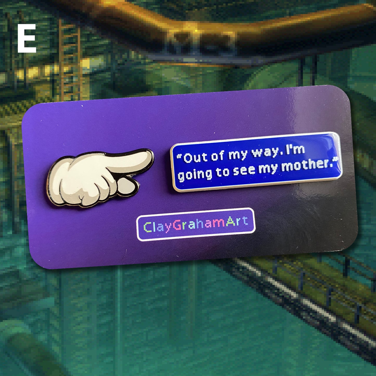 Midgar Messages Enamel Pin Set