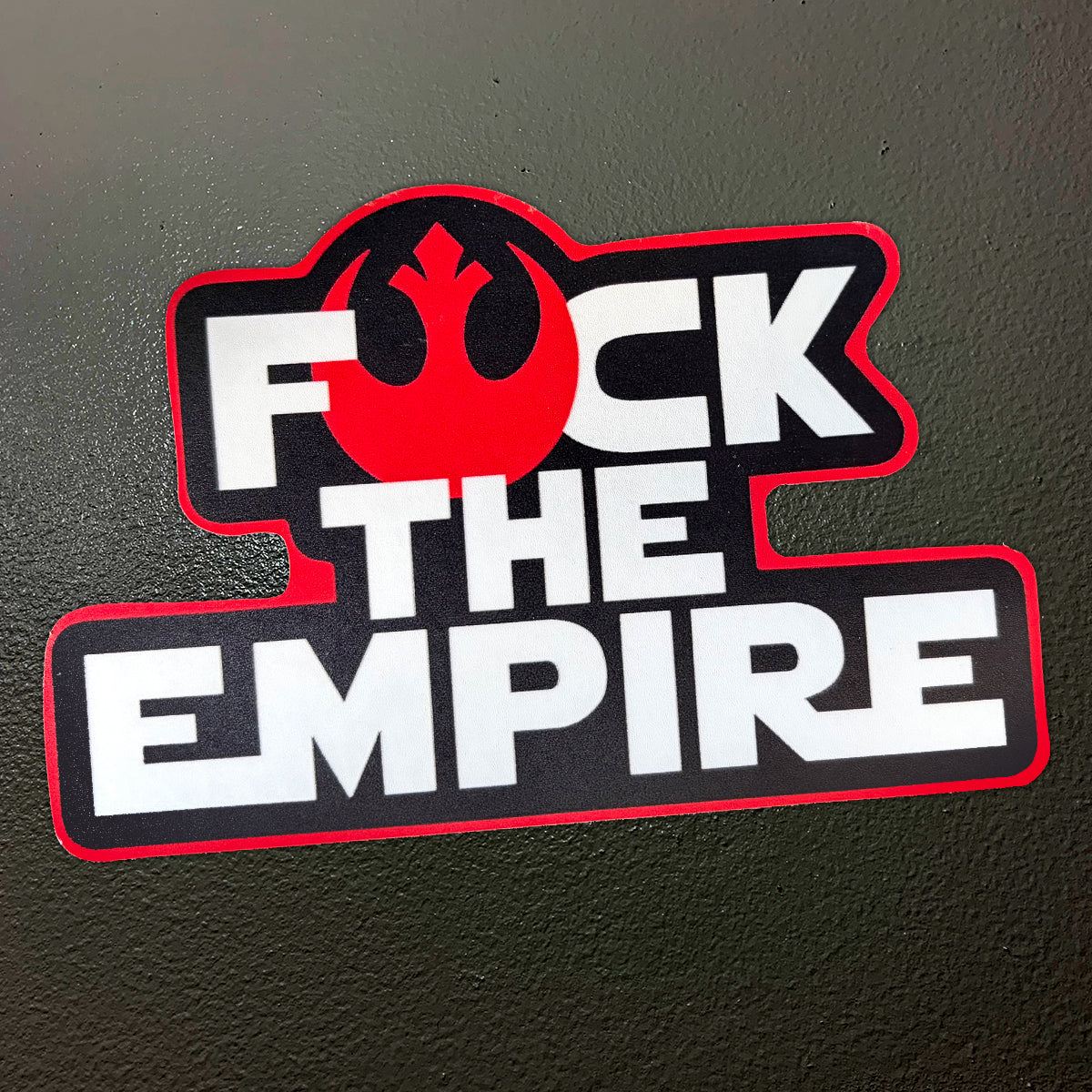 Eff the Empire ENGLISH vinyl sticker