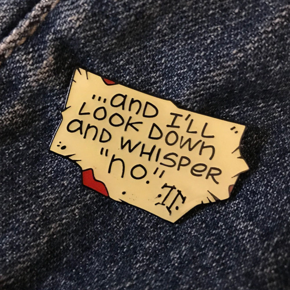 Rorschach's Journal 1.5" Soft Enamel Pin