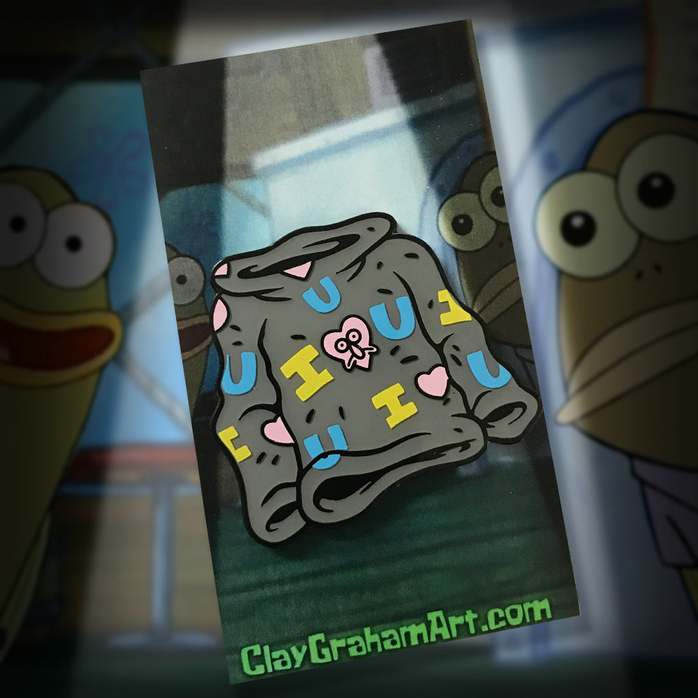 Bikini Bottom Sweater Collection Soft Enamel Pins