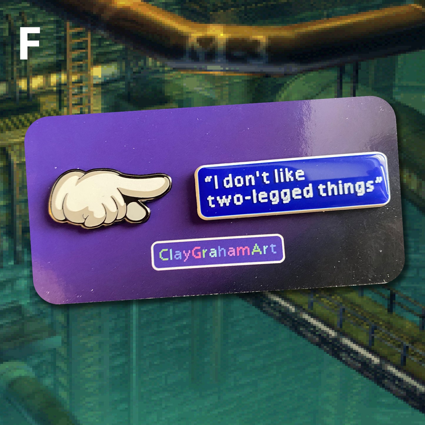 Midgar Messages Enamel Pin Set