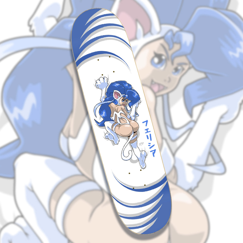 Cat Girl Climb skate deck