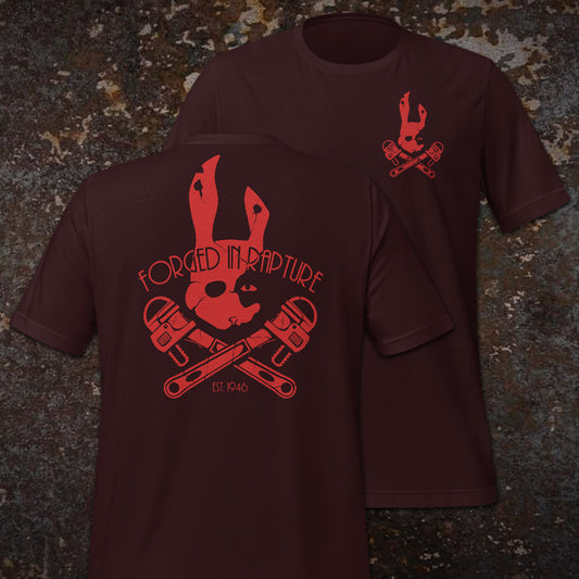 Forged in Rapture double-sided t-shirt