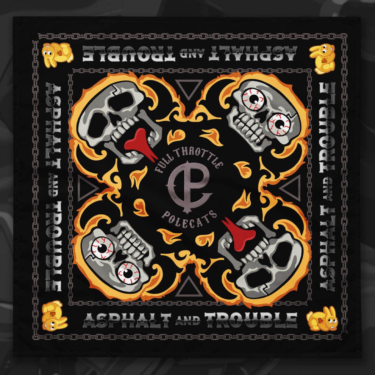 Asphalt and Trouble bandana