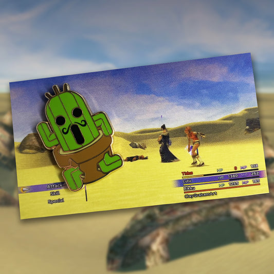 Baby Cactaur 1.5" hard enamel pin