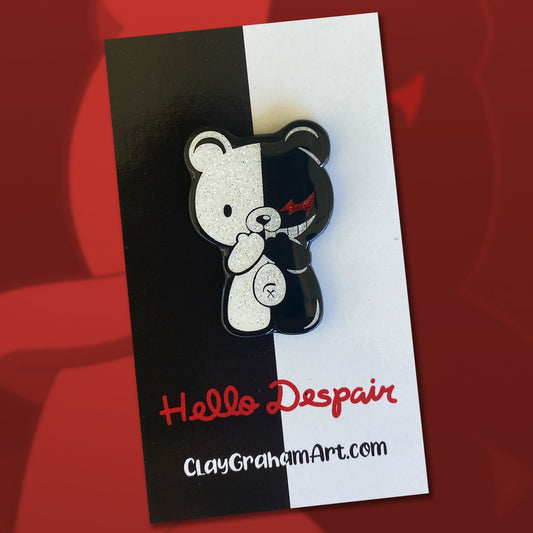 Hello Despair 1.5" Soft Enamel Pin