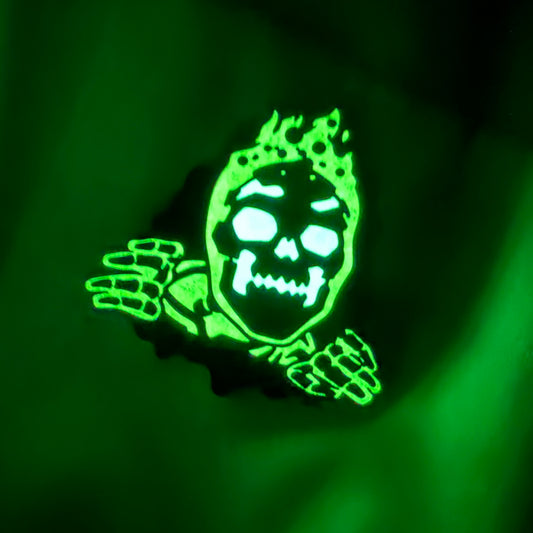 Here's Phossy 1.75" Hard Enamel Pin with GLOW