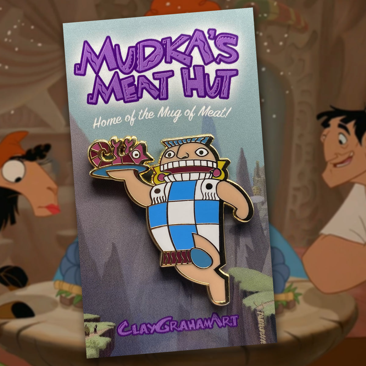 Mudka's Big Boy 1.75" Hard Enamel Pin